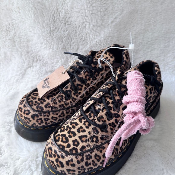 Dr. Martens Leopard Print Ankle Boots - Picture 3 of 8